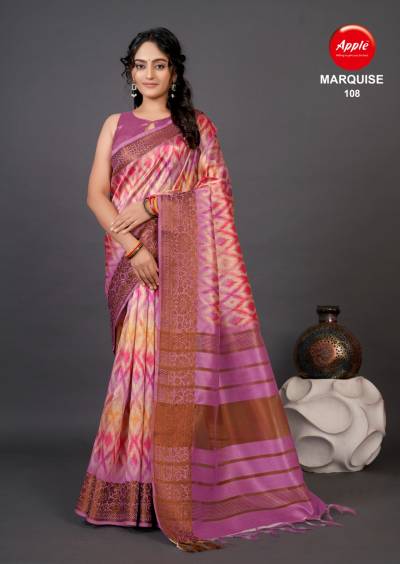 Marquise By Apple Fancy Cotton Silk Saree Collection